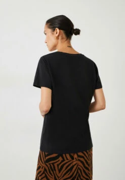 Hari Scoop Neck Cotton Slub T-Shirt -Cheap The Stylish Lady Store 005675 0456 03