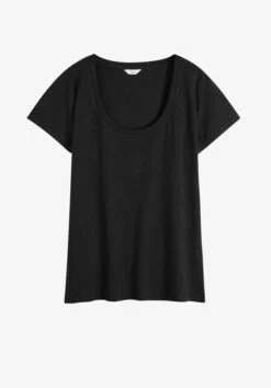 Hari Scoop Neck Cotton Slub T-Shirt -Cheap The Stylish Lady Store 005675 0456 07