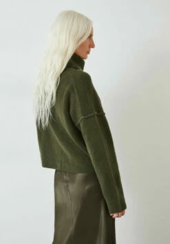 Meryll Crop Wool Blend Roll Neck Jumper -Cheap The Stylish Lady Store 007039 2016 03