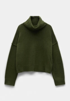 Meryll Crop Wool Blend Roll Neck Jumper -Cheap The Stylish Lady Store 007039 2016 07 1