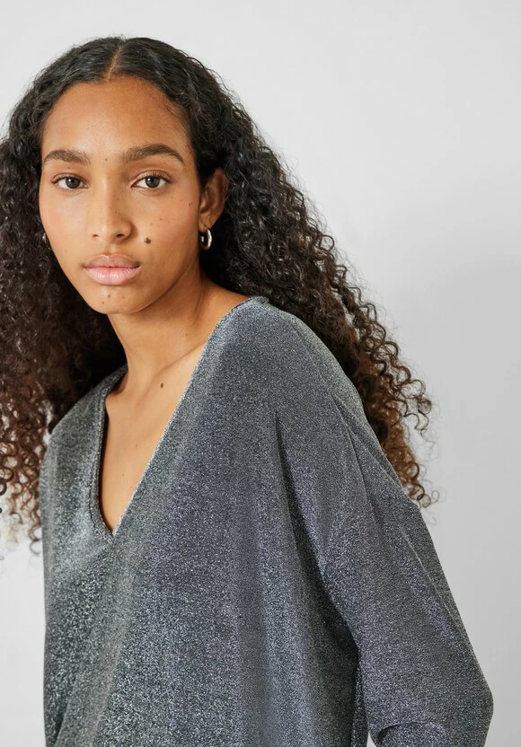 Annika Sparkle V Neck Top 4 Annika Sparkle V Neck Top - Image 2