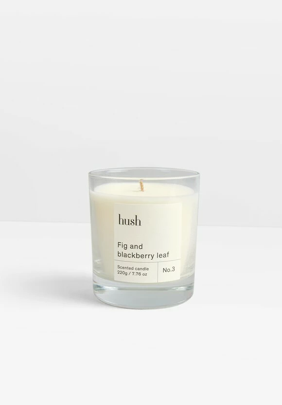 Hush Candle - Fig & Blackberry Leaf 3 Hush Candle - Fig & Blackberry Leaf