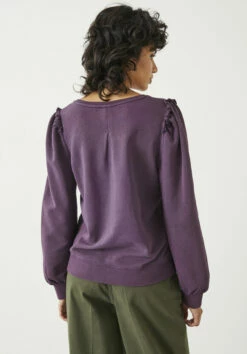 Emilia Ruffle Sweatshirt -Cheap The Stylish Lady Store 007447 1382 04