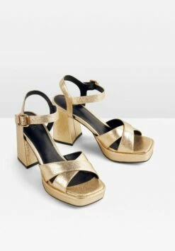 Hayne Leather Platform Sandals -Cheap The Stylish Lady Store 007618 3798 04