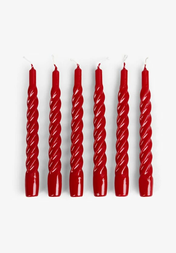 Anna And Nina Twisted Candles Set Of 6 3 Anna And Nina Twisted Candles Set Of 6