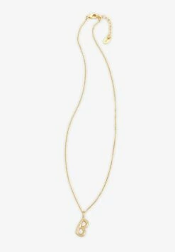 Gaia Letter Pendant Necklace -Cheap The Stylish Lady Store 007688 3037 1 B