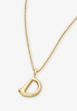 Gaia Letter Pendant Necklace -Cheap The Stylish Lady Store 007688 3037 2 D