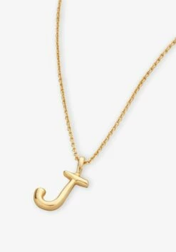 Gaia Letter Pendant Necklace -Cheap The Stylish Lady Store 007688 3037 2 J