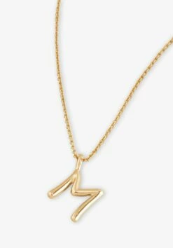 Gaia Letter Pendant Necklace -Cheap The Stylish Lady Store 007688 3037 2 M