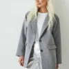 Jayde Wool Blend Blazer Coat -Cheap The Stylish Lady Store 008975 0428 02