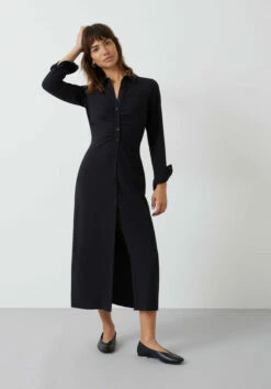 Gianna Textured Midi Dress