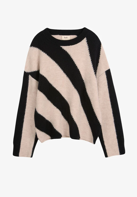 Georgie Diagonal Stripe Wool Blend Jumper 7 Georgie Diagonal Stripe Wool Blend Jumper - Image 5