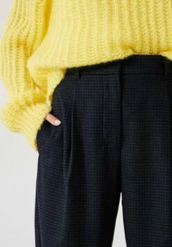 Ruby Check Wool Blend Trousers -Cheap The Stylish Lady Store 009372 3170 04