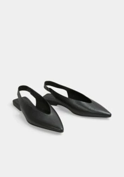 Liah Slingback Pointed Leather Flats -Cheap The Stylish Lady Store 009412 2762 03