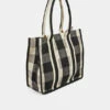 Gigi Check Textile Tote Bag -Cheap The Stylish Lady Store 009414 0456 01