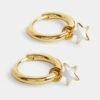 Ellie Enamel Star Hoop Earring 1 Ellie Enamel Star Hoop Earring -Cheap The Stylish Lady Store 009430 3037 01