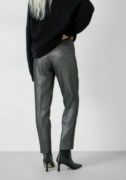 Hazel Metallic Cigarette Trousers -Cheap The Stylish Lady Store 009476 0456 03
