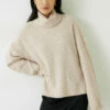 Keily Ribbed Roll Neck Wool Blend Jumper 1 Keily Ribbed Roll Neck Wool Blend Jumper -Cheap The Stylish Lady Store 009522 4146 02