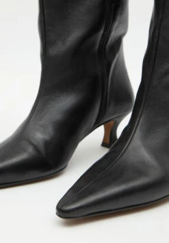 Camila Leather Kitten Heel Knee Boots 15 Camila Leather Kitten Heel Knee Boots -Cheap The Stylish Lady Store 009553 2762 05