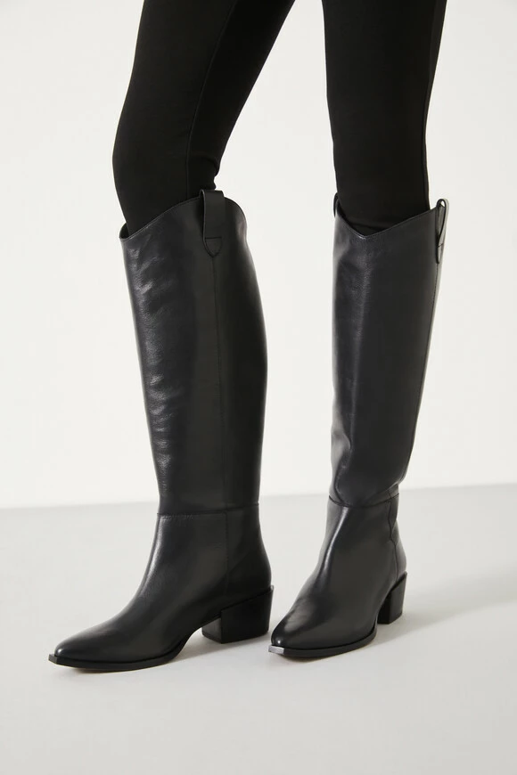 Hailey Leather Western Knee Boot 3 Hailey Leather Western Knee Boot - Image 2