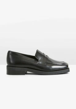Neesha Leather Square Toe Loafers