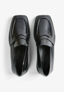 Neesha Leather Square Toe Loafers -Cheap The Stylish Lady Store 009567 0456 04