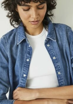 Danica Fitted Denim Shirt -Cheap The Stylish Lady Store 009587 3053 04