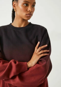 Ombre Oversized Sweatshirt -Cheap The Stylish Lady Store 009699 0463 04