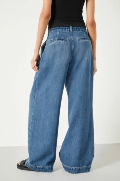 Lya Pleated Wide-Leg Jeans -Cheap The Stylish Lady Store 009708 2797 03