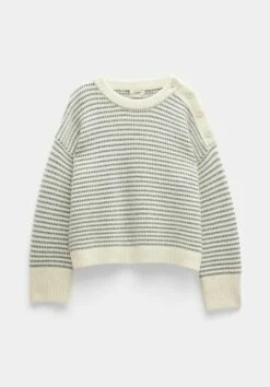 Zoya Striped Wool Blend Jumper 22 Zoya Striped Wool Blend Jumper -Cheap The Stylish Lady Store 009714 1664 07 2