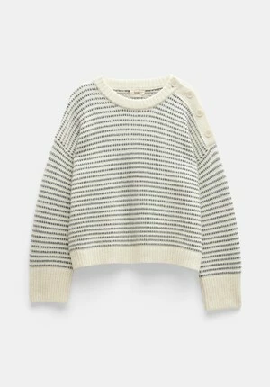 Georgie Diagonal Stripe Wool Blend Jumper 19 Georgie Diagonal Stripe Wool Blend Jumper - Image 17
