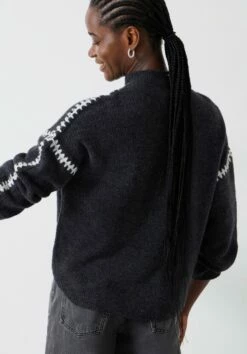 Celine Contrast Stitch Wool Blend Jumper -Cheap The Stylish Lady Store 009717 2806 03