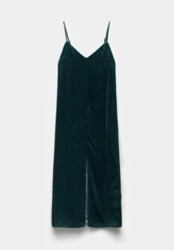 Leila Split Velvet Midi Dress -Cheap The Stylish Lady Store 009751 0152 07 2