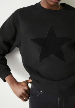 Simran Star Texture Sweatshirt -Cheap The Stylish Lady Store 009824 0456 04