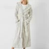 Renée Striped Cotton Towelling Robe -Cheap The Stylish Lady Store 009840 0340 01