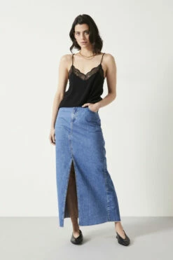 Rachelle Denim Maxi Skirt