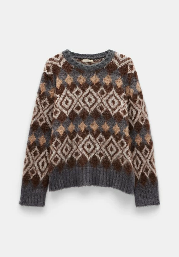 Tessa Fairisle Crew Jumper 8 Tessa Fairisle Crew Jumper - Image 6