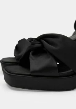 Farrah Satin Twist Platform Heels -Cheap The Stylish Lady Store 010476 0456 04