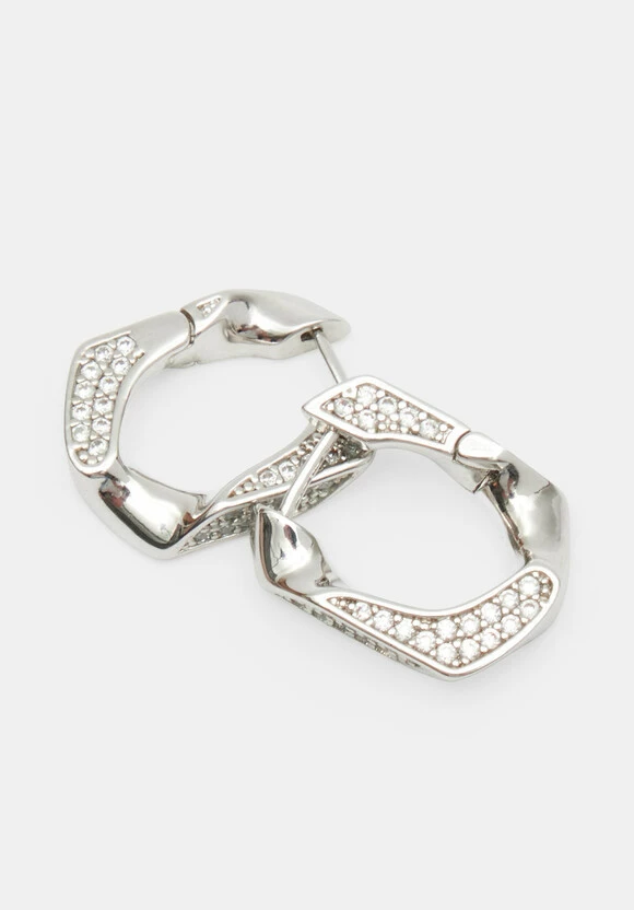 Luv AJ Pave Cuban Link Earring 4 Luv AJ Pave Cuban Link Earring - Image 3