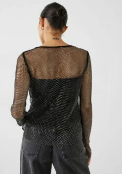Una Sparkle Long Sleeve Top -Cheap The Stylish Lady Store 010967 0456 03