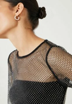 Una Sparkle Long Sleeve Top -Cheap The Stylish Lady Store 010967 0456 04