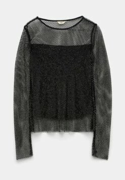 Una Sparkle Long Sleeve Top -Cheap The Stylish Lady Store 010967 0456 07 6