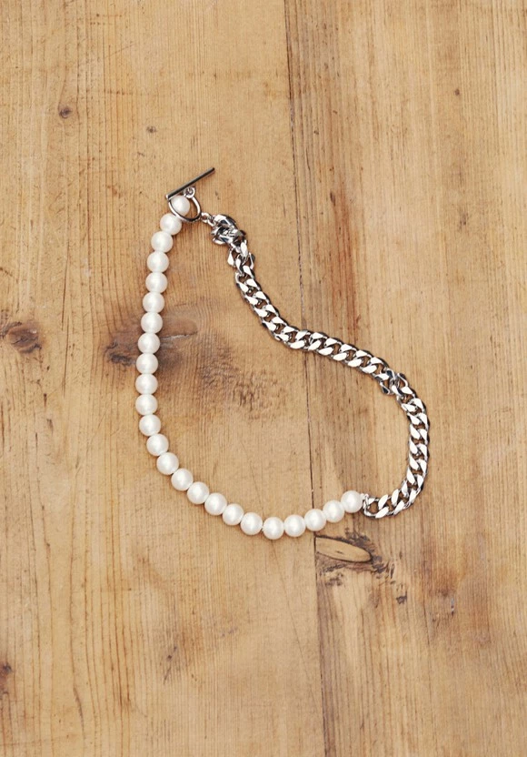 Harrie Pearl Chain Necklace